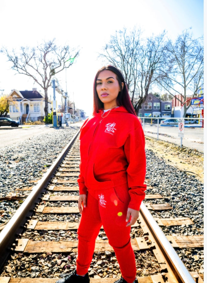 THE BRAND crewneck JOGGER SET
