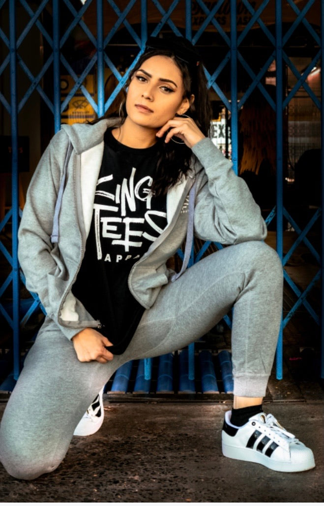 THE BRAND crewneck JOGGER SET